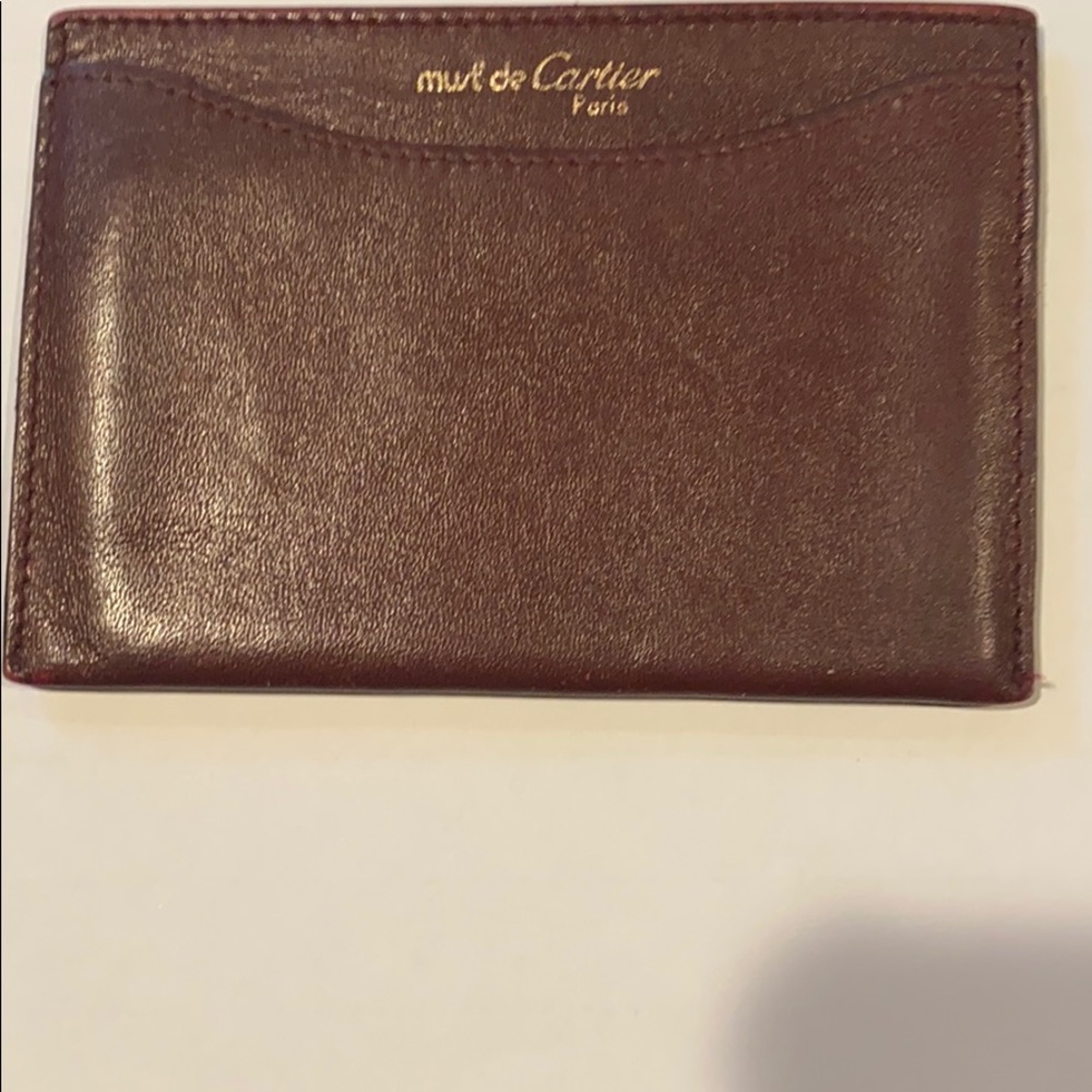 Muir de Cartier leather  card holder